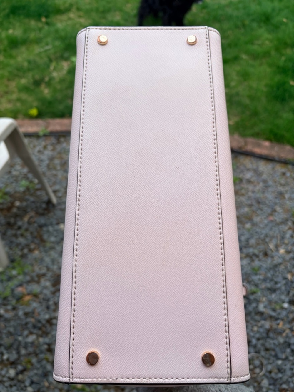 Kate Spade New York Staci Medium Saffiano Leather Satchel Purse. - Picture 4 of 4